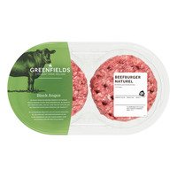 AH Greenfields Beefburger naturel 2 stuks