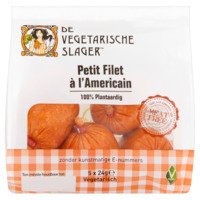 Vegetarische Slager Vegan petit filet americain