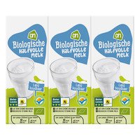 AH Biologisch Houdbare halfvolle melk 3-pack