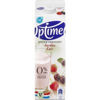 Optimel Drinkyoghurt aardbei-kers