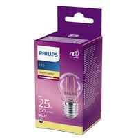 Philips Led fil kogel helder E27 25W