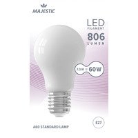 Majestic Led fil standaard mat E27 60W