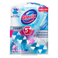 Glorix Pink magnolia blauw water wc-blok