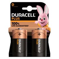 Duracell Plus D-alkaline batterijen LR20