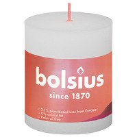 Bolsius Rustieke kaars wit 8cm