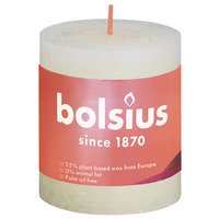 Bolsius Rustieke kaars ivoor 8cm