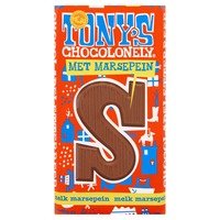 Tony's Chocolonely Letter reep melk marsepein S