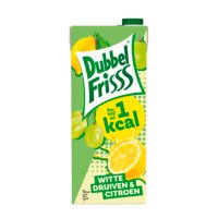 DubbelFrisss 1kcal Witte druiven & citroen