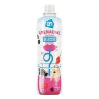 AH Siroop grenadine 0% suiker toegevoegd