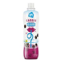 AH Siroop cassis 0% suiker toegevoegd