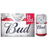 Bud Pils bier 6-pack