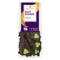 AH Excellent Hulstblaadjes extra pure chocolade