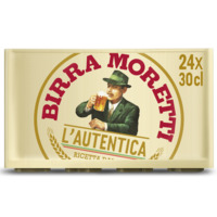 Birra Moretti L'autentica bier krat