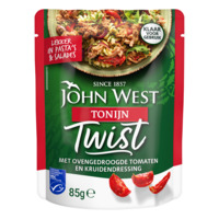 John West Twist tonijn ovengedroogde tomaat