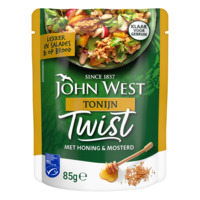 John West Twist tonijn met honing & mosterd