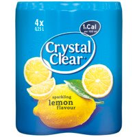 Crystal Clear Lemon blik 4-pack