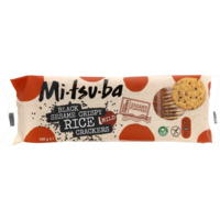Mitsuba Black sesame thin crackers