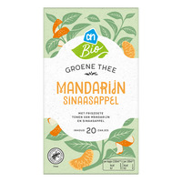AH Biologisch Groene thee mandarijn sinaasappel