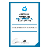 AH Paracetamol 500mg zachte capsules