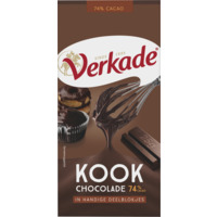 Verkade Kookchocolade 74% cacao