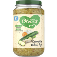 Olvarit Courgette witvis rijst 8m+