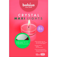 Bolsius Waxinelichtje maxi clear cup 8