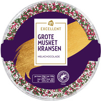 AH Excellent Grote musket kransen melkchocolade