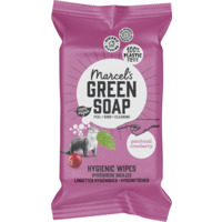 Marcel's Green Soap Hygienische doekjes patchouli&cranberry