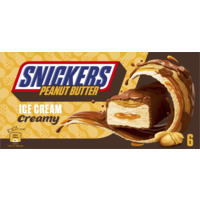 Snickers Peanut butter ice cream creamy