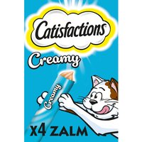 Catisfactions Kattensnack creamy met zalige zalmsmaak