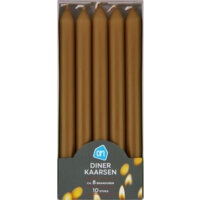 AH Dinerkaarsen caramel 8 branduren