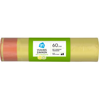 AH Vuilniszakken trekband 60 liter citrus