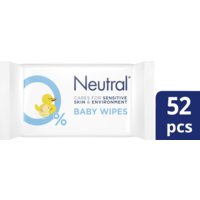 Neutral Baby wipes 0% perfume