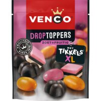 Venco Droptoppers zoet & fruitig