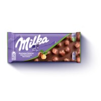 Milka Chocoladereep hele hazelnoot