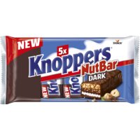 Knoppers Nutbar dark 5-pack