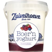 Zuivelhoeve Boer'n yoghurt bosvruchten