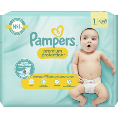 Pampers Premium protection luiers maat 1