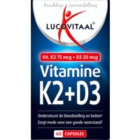 Lucovitaal K2 + D3 vitamine capsules