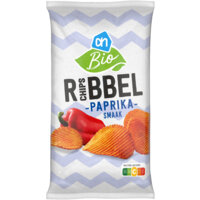 AH Biologisch Ribbelchips paprika smaak