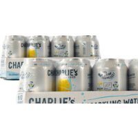 Charlie's Organics sparkling water lemon 12-pack