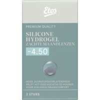 Etos Silicone zachte maandlenzen -4.50