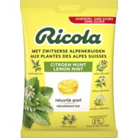 Ricola Citroen munt suikervrij