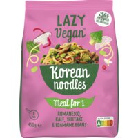 Lazy Vegan Korean noodles maaltijd