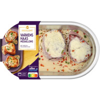 AH Varkenshaasmedaillons spek kaas