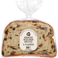 AH Rozijn krentenbrood plak