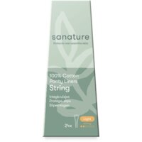 Sanature Inlegkruisjes string 100% katoen