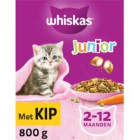 Whiskas Brokken junior met kip 2-12 maanden
