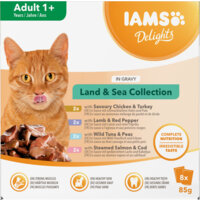 IAMS Delights adult 1+ land & sea collection