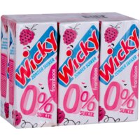 Wicky Framboos 0% suiker 6-pack